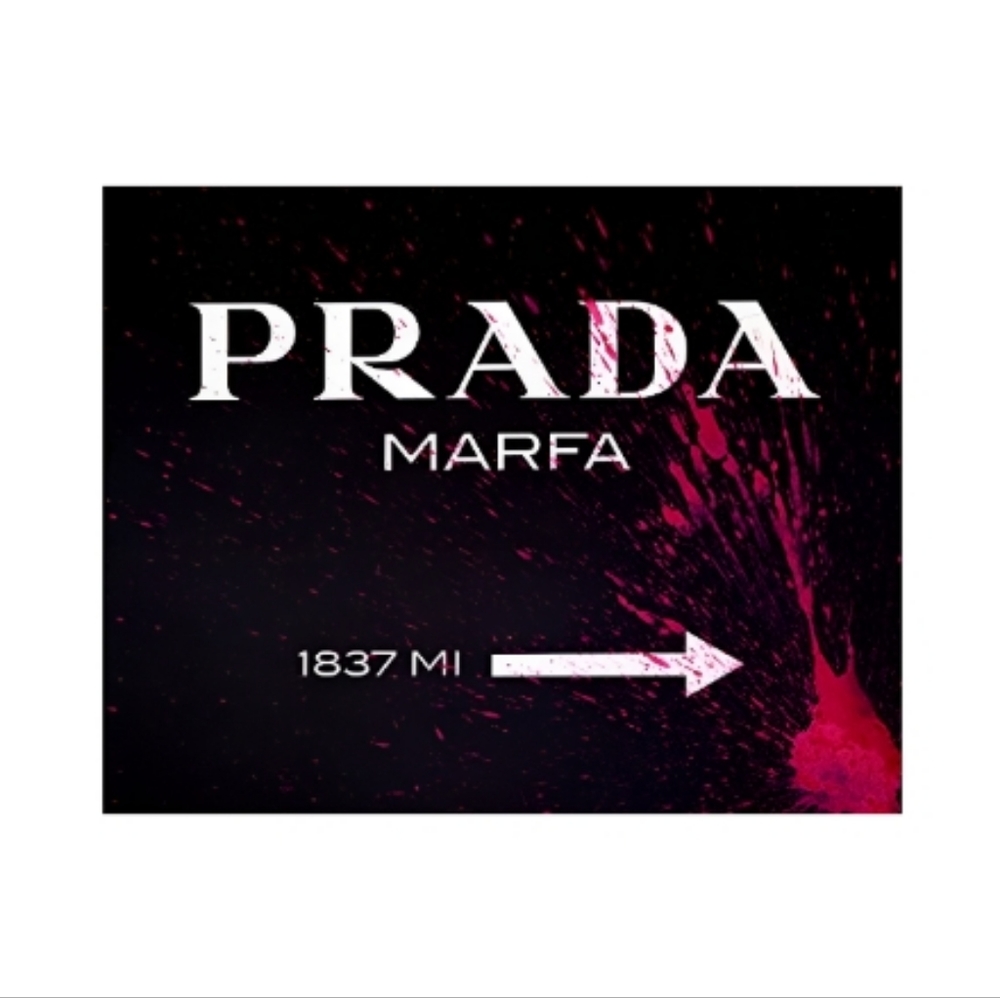 Prada 8 1/2"x11" Framed Wall Art